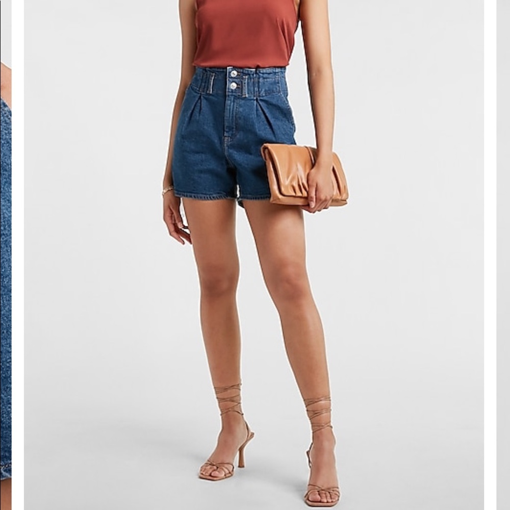 Paperbag waist shorts - Picture 3 of 11